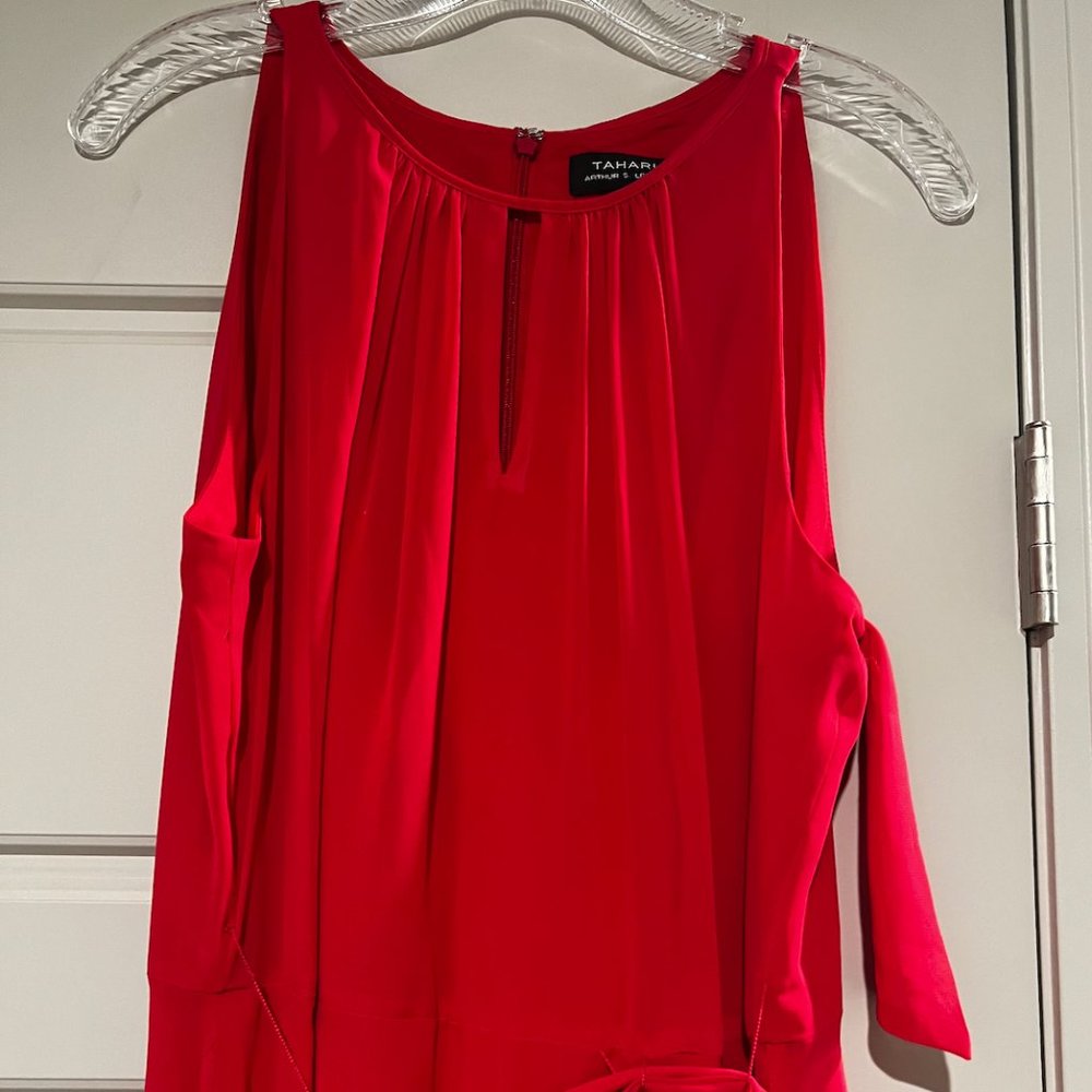 Tahari - Size 12 - Beautiful Deep Pink Dress